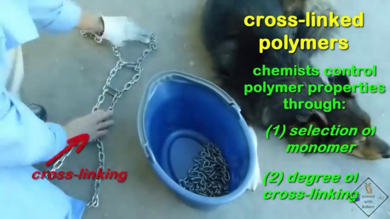 what is cross linking polymerization a science with bobert video short