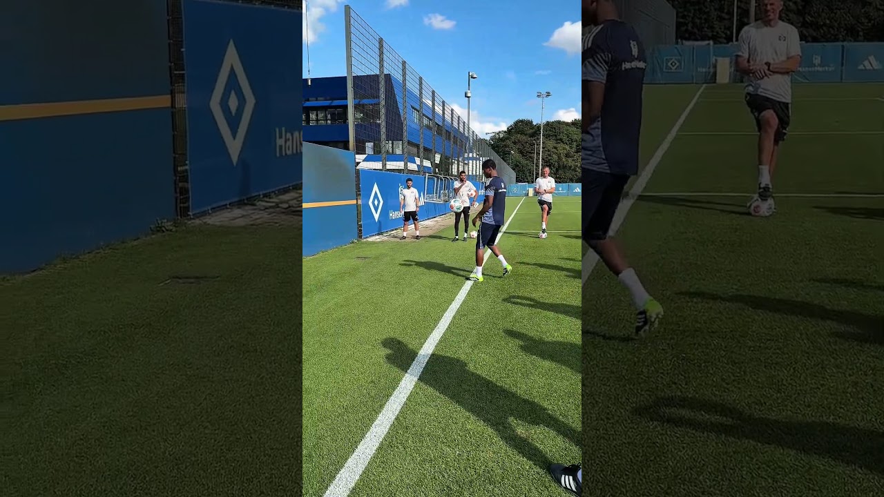 CHALLENGE-TIME IM TRAINING! 🏋️😅 Die Jungs sind mit Eifer dabei! 💪🏼 #nurderHSV