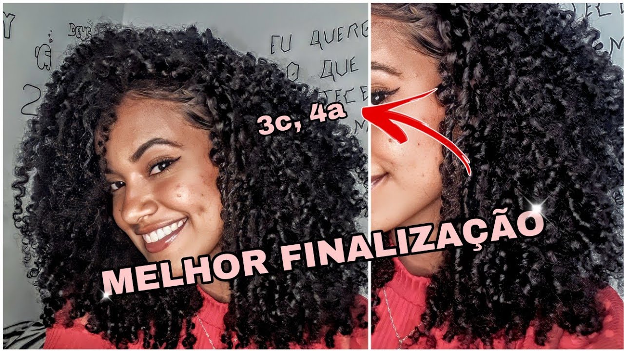 Melhor Finalização Para cabelo Crespo/cacheado 3c, 4a com Porosidade 😍⤴️😱