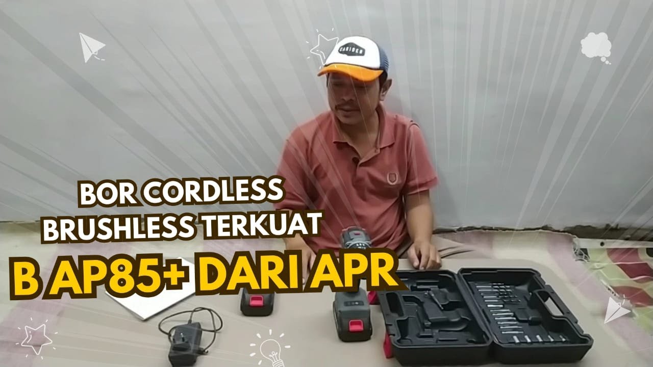 Review Bor Cordless Brushless AP85+ dari APR