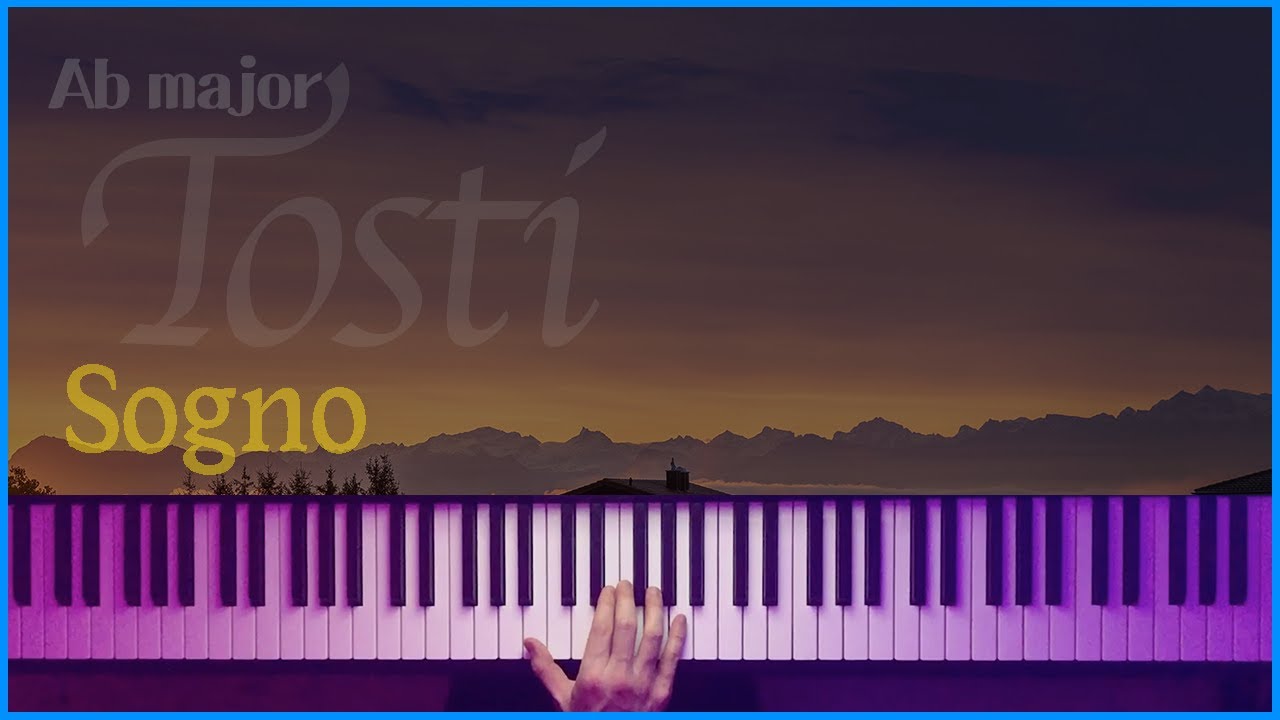 (Abmaj) Sogno - F.P.Tosti (accompaniment) | 반주는 피아노튼