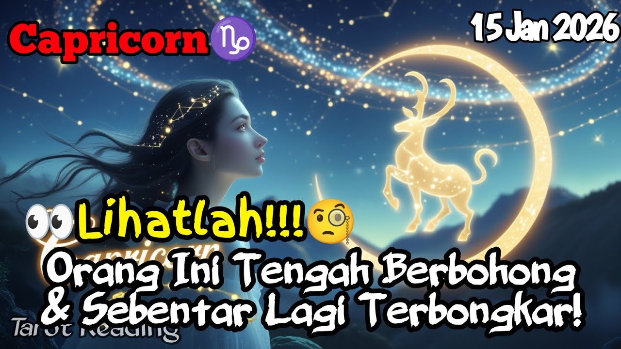 Capricorn♑ 👀Lihatlah!🧐 Orang Ini Tengah Berbohong & Sebentar Lagi Terbongkar Hari Ini - Mata Zodiak