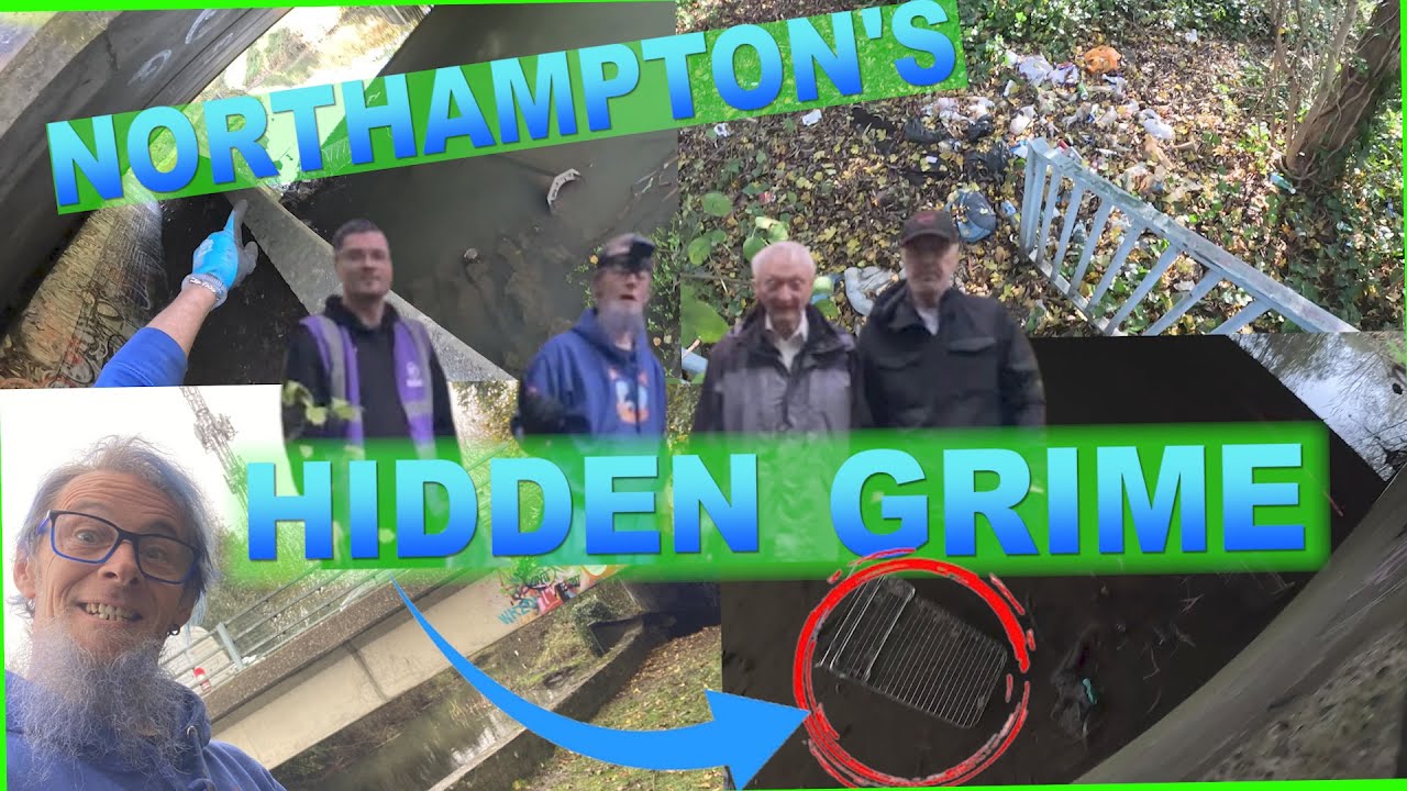 From Rubbish to Rejuvenation Northampton's Hidden Grime magnet fishing cleaning the waterways