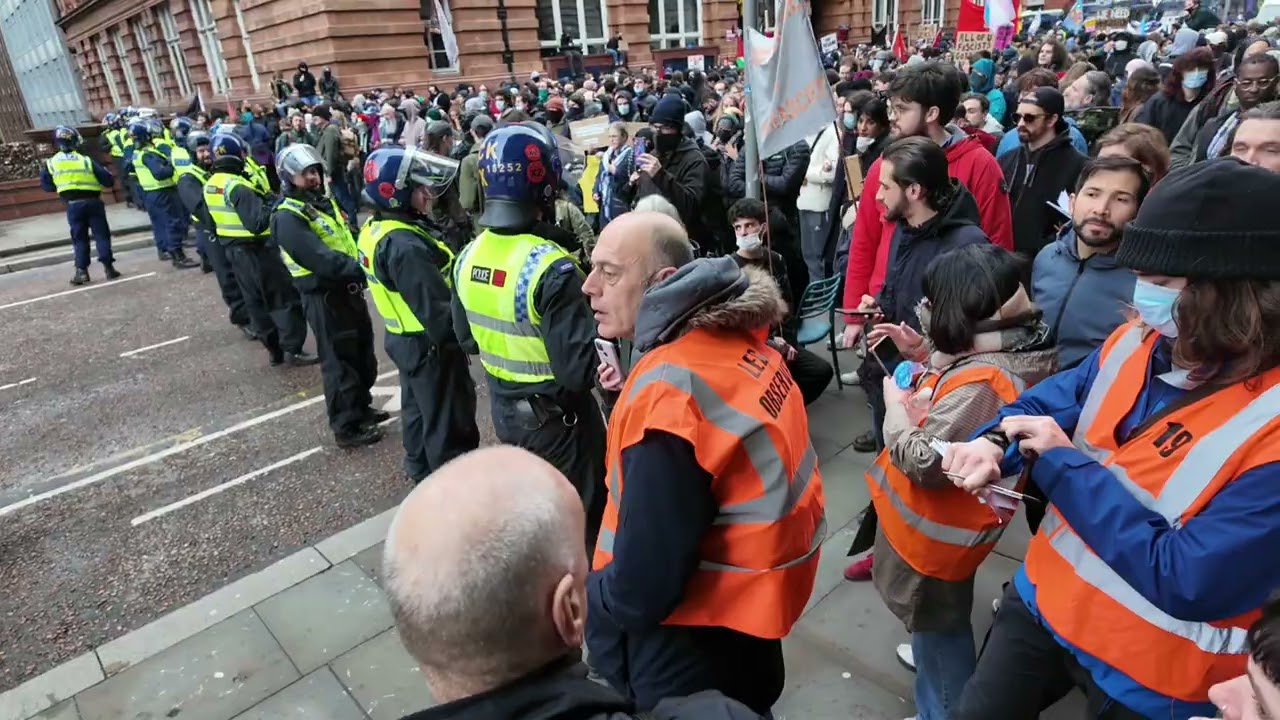 The NF EDF EDL & FAR RIGHT March in  Manchester 