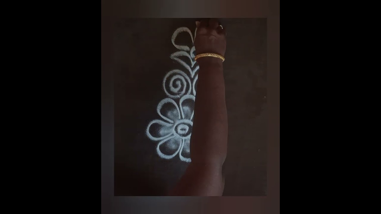 Simple Rangoli daily use 