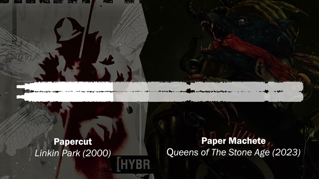 Papercut Machete (Paper Machete - Queens of The Stone Age x Papercut -  Linkin Park)