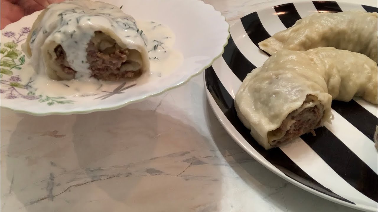 Рулет с мясом в мантоварке🔥