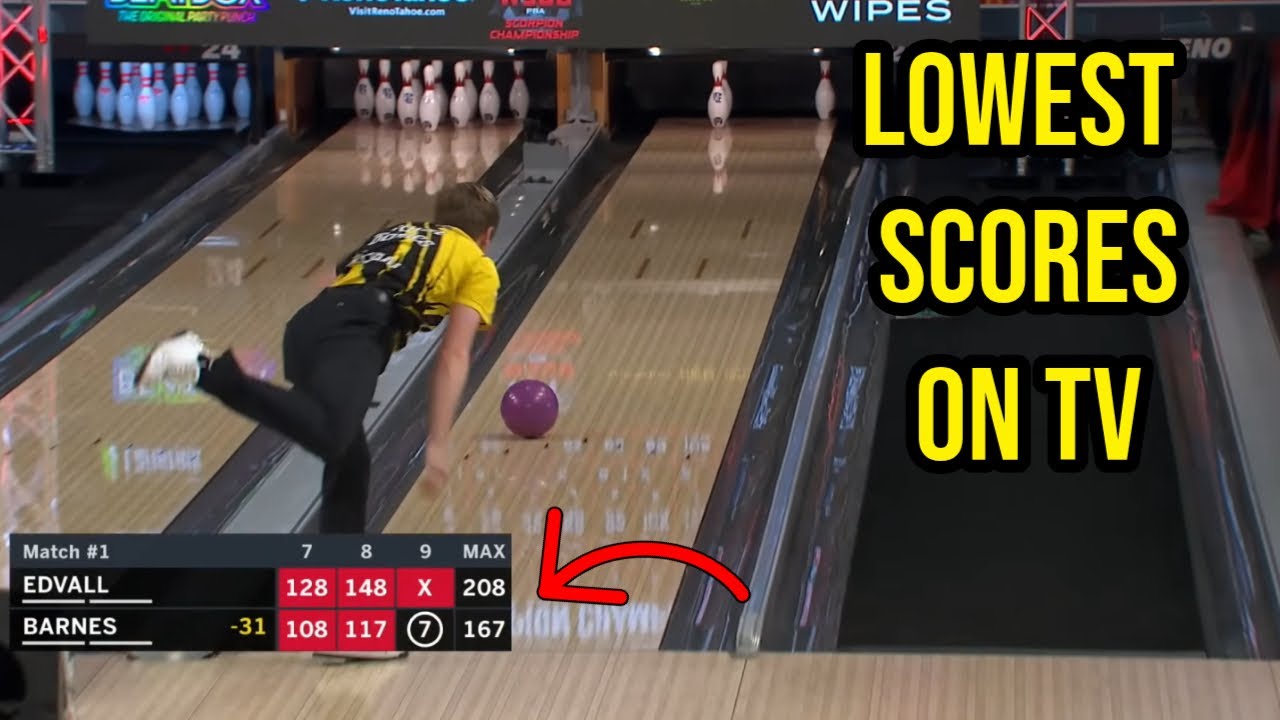 The LOWEST games ever bowled on TV | PBA Bowling Rewind