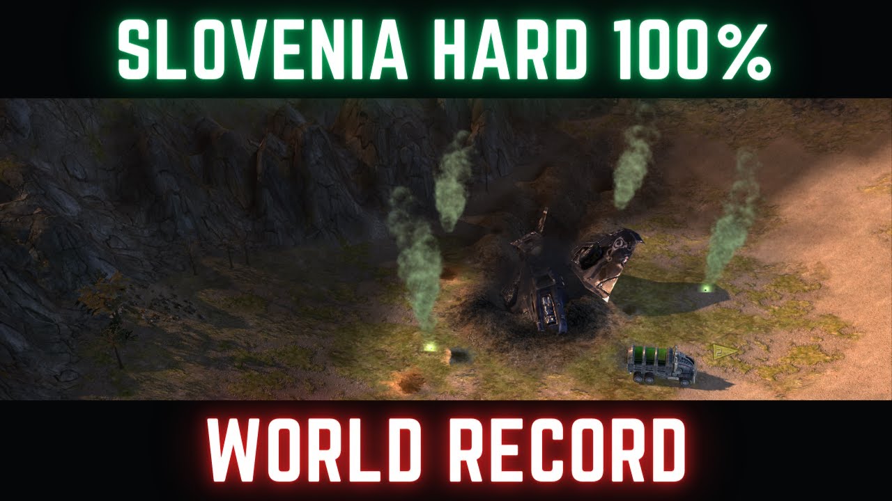 C&C3 Tiberium Wars Slovenia [Hard, 100%] Former WORLD RECORD