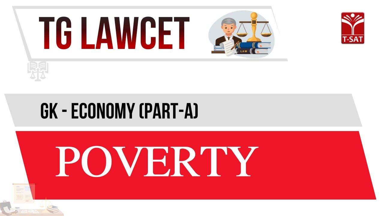 TG LAWCET | GK - Economy (Part-A) - Poverty | T-SAT