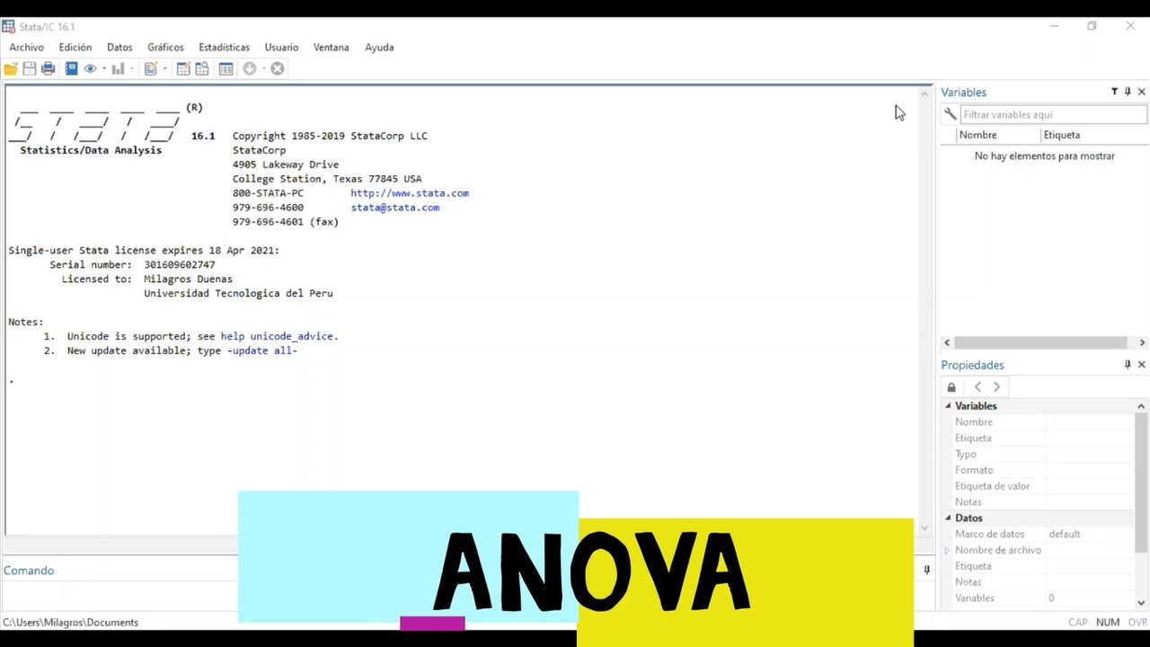 Cómo realizar la prueba de ANOVA y Kruskall Wallis en STATA