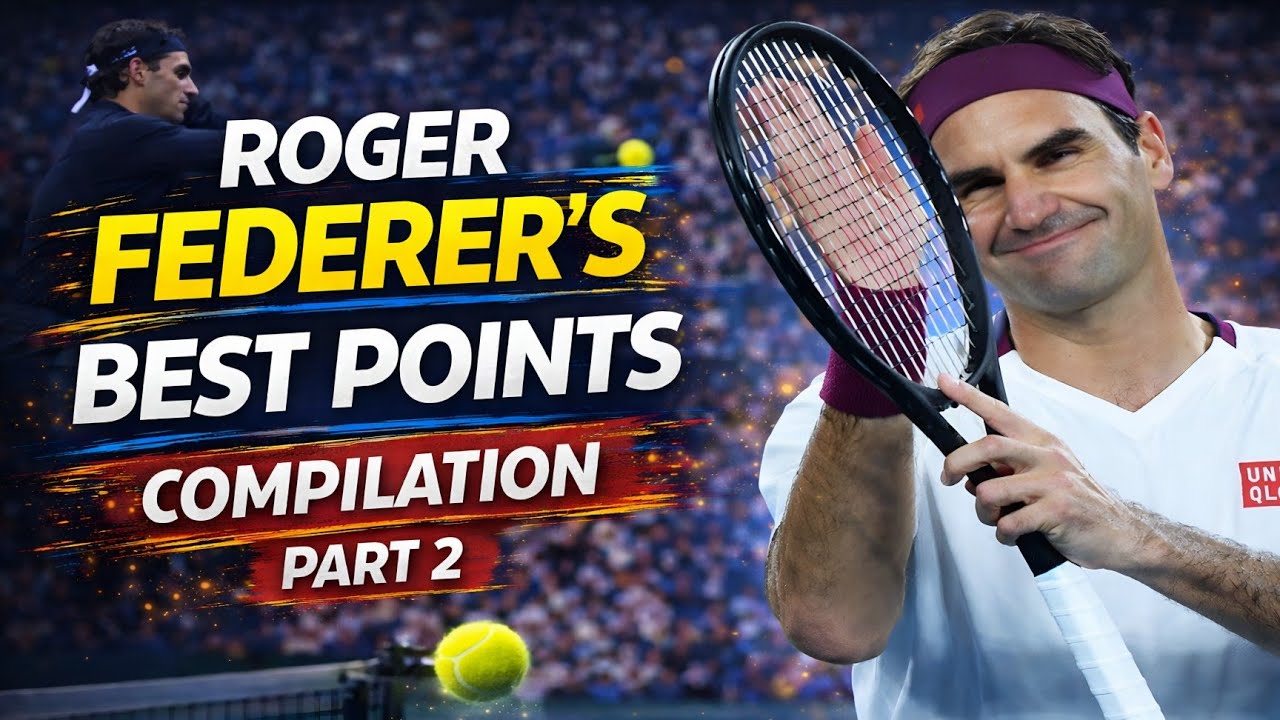 Roger Federer's Best Points Compilation - Part 2 🎾