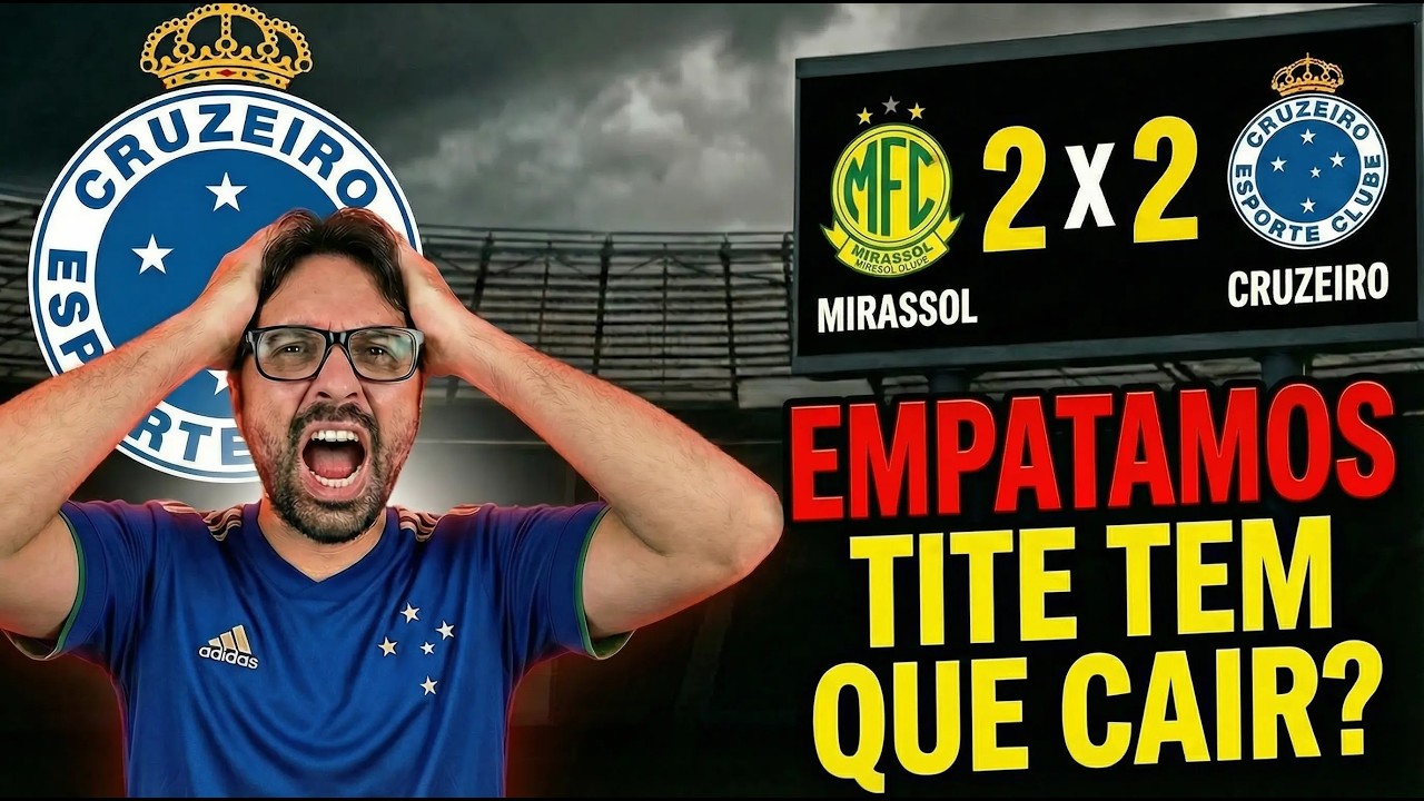 [PÓS-JOGO] CRISE OU PACIÊNCIA? Cruzeiro tropeça de novo e torcida se divide sobre Tite! | DEBATE