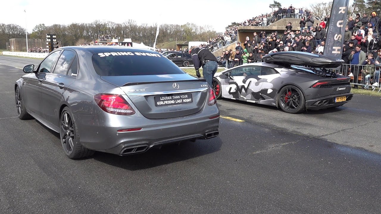 900HP Lamborghini Huracan vs Mercedes-AMG E63 S 4Matic+