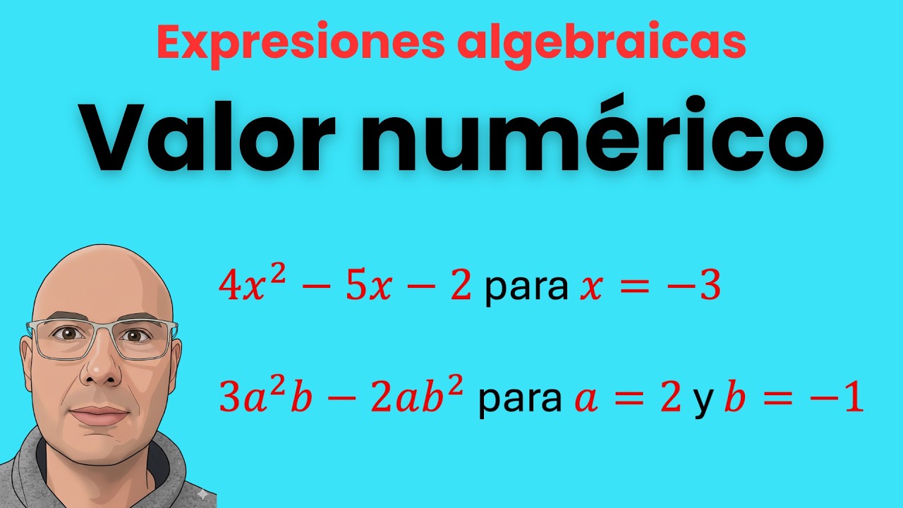 Calcular el VALOR NUMÉRICO | Polinomios y monomios