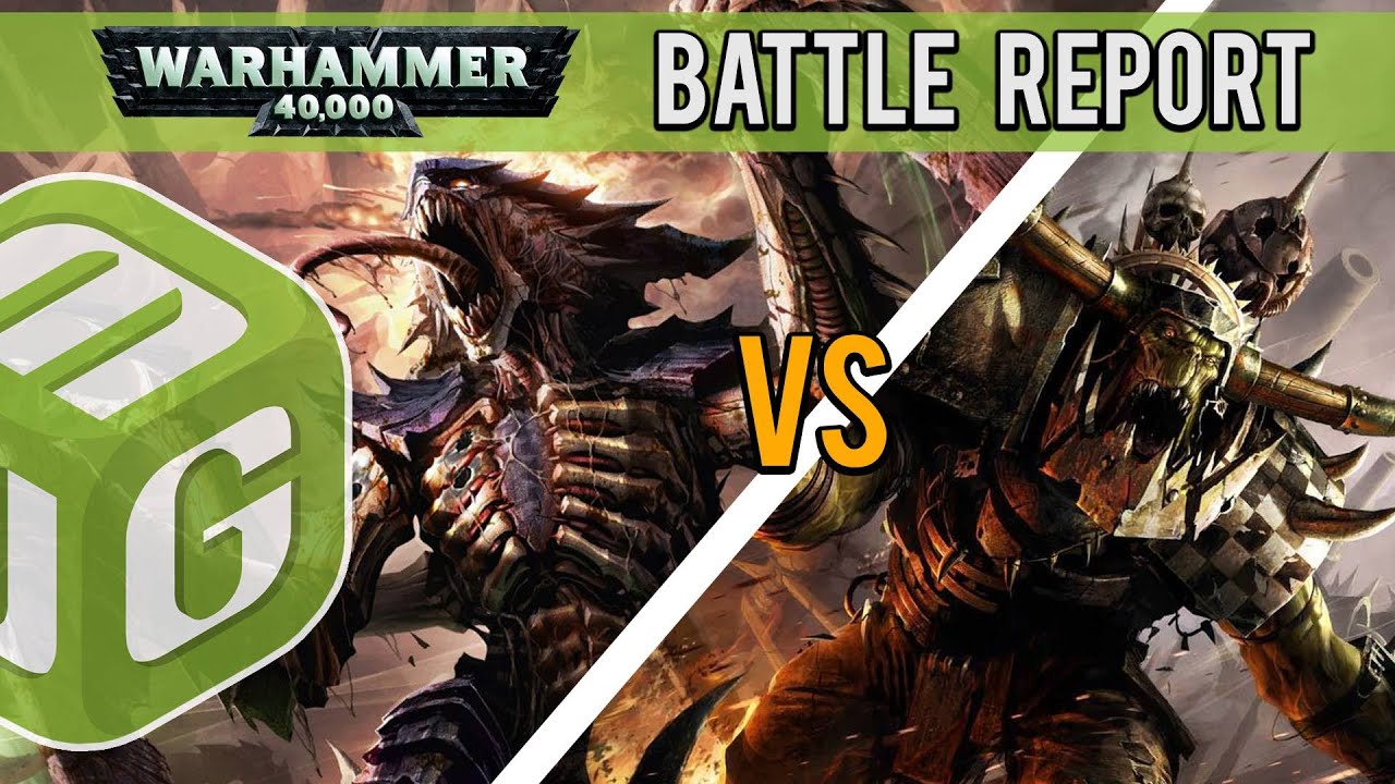 Tyranids vs Orks Warhammer 40k Battle Report Gaming with the Mountain Ep 08 - Vault Reupload