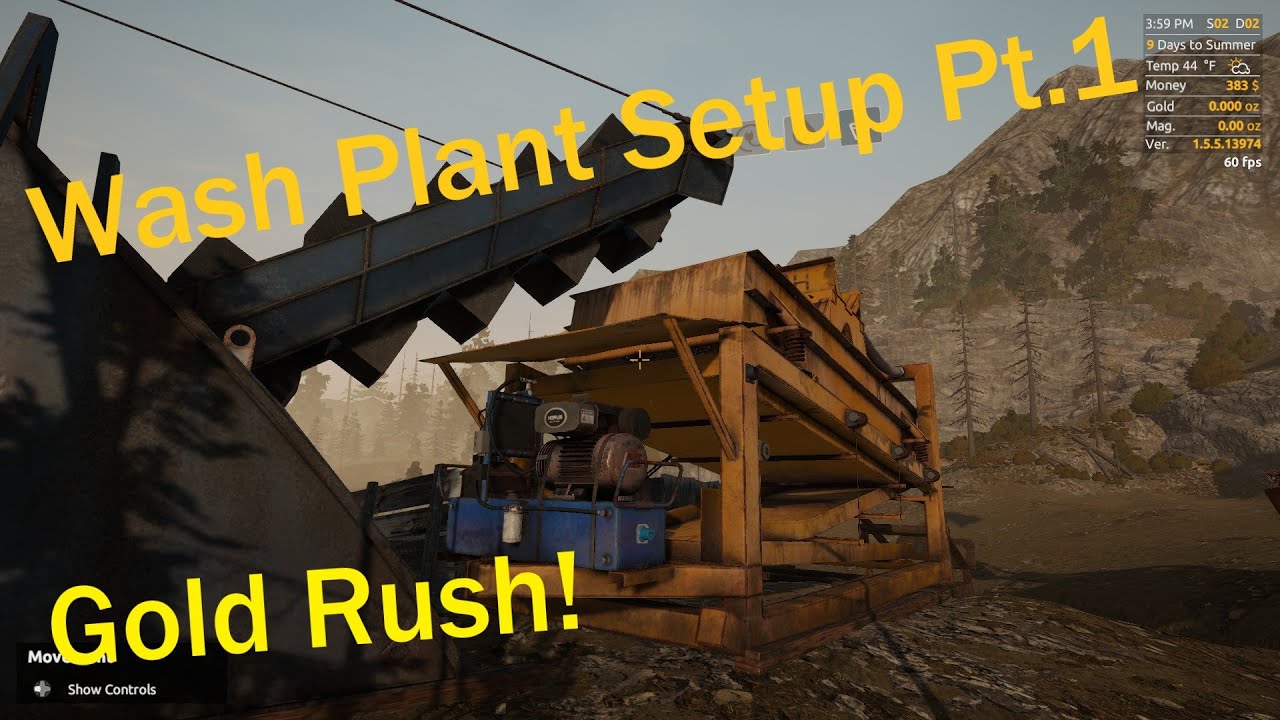 Nighthawk Parcel Gold Rush: Игра (Эпизод 2) Установка моечного завода, часть 1