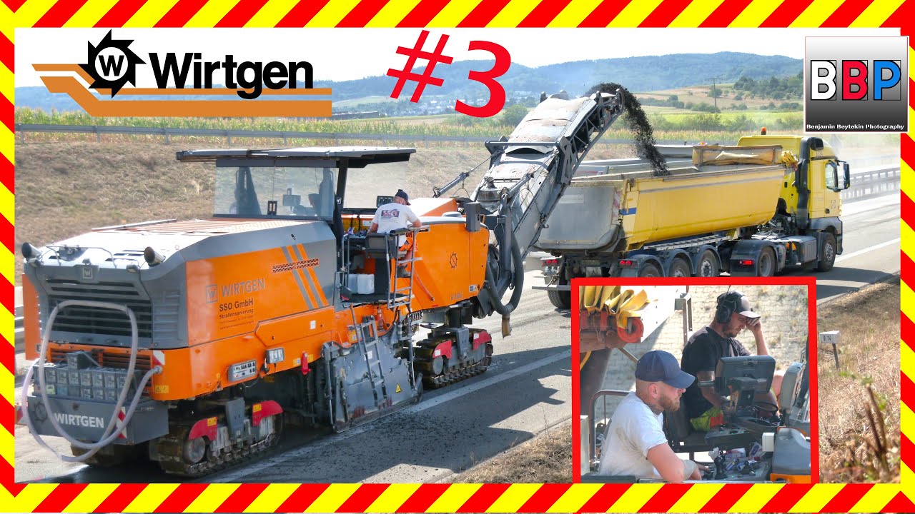 Wirtgen W 250 i - Sanierung B 14 Leutenbach-Nellmersbach, 15.08.2022. #3