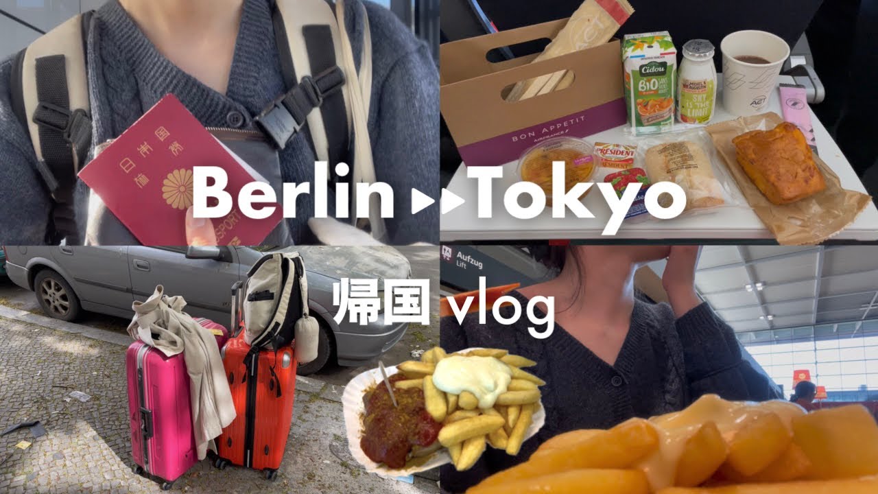 【本帰国】日本に帰る日vlog✈️ | Air France