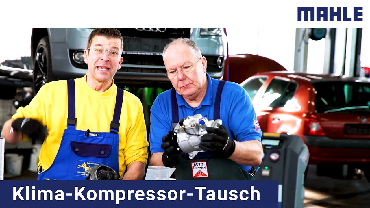 Die Autodoktoren und MAHLE beim Klimakompressor-Tausch