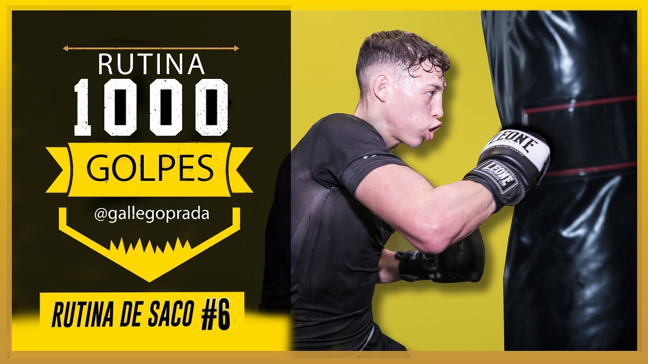 🎯Entrenamiento SACO de BOXEO nº6 ▶︎ Rutina de los 1000 GOLPES (¿Conseguirás acabarla?)