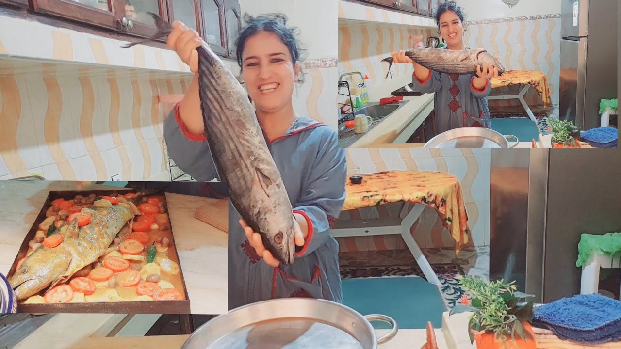 تونة بطاطس ومطيشة والزيتون في الفرن