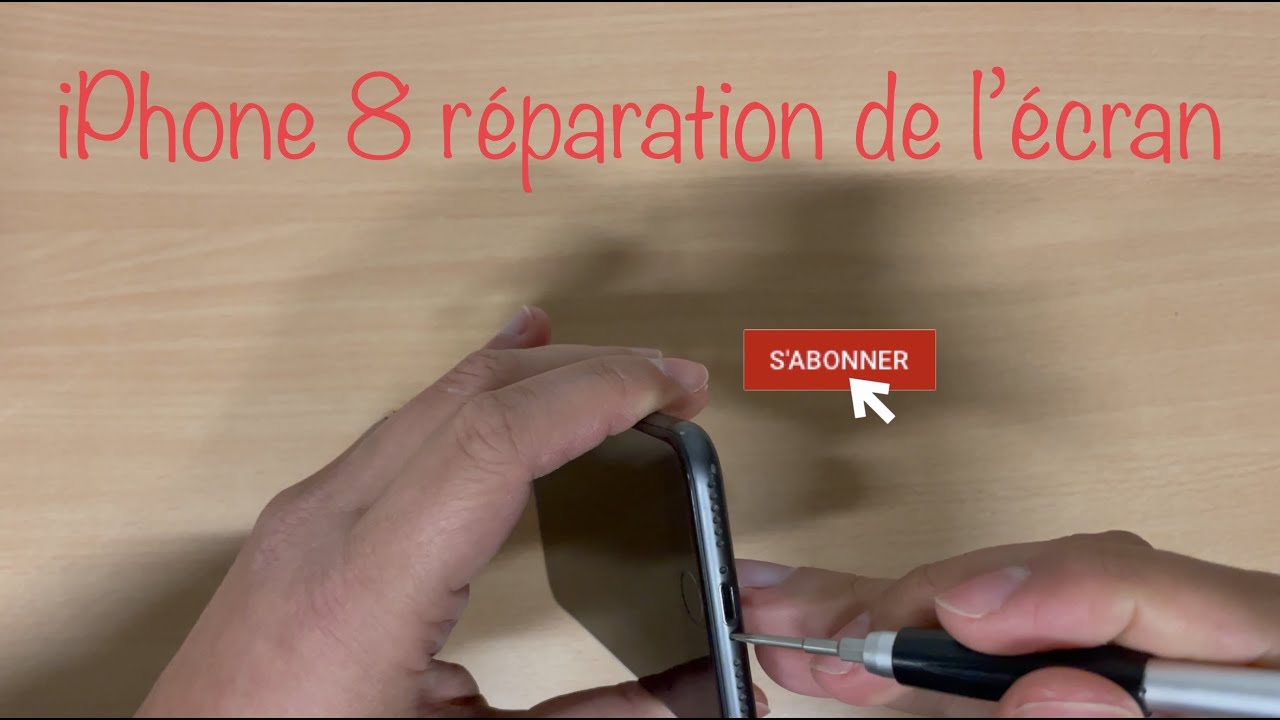 COMMENT CHANGER UN ÉCRAN IPHONE 8 : réparation écran cassé