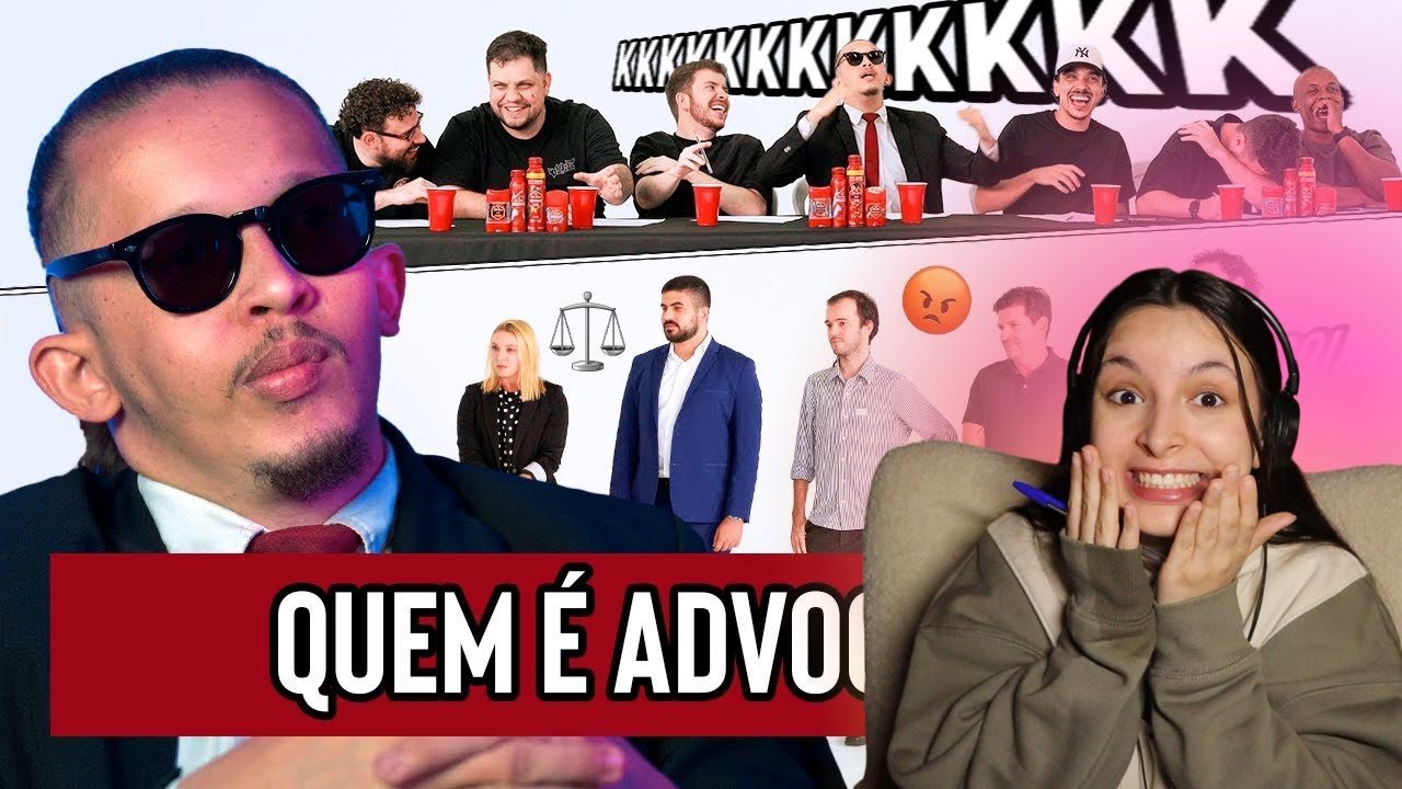 REACT A AQUELES CARAS: QUEM É ADVOGADO? Ft. MIZAEL