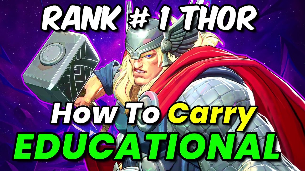 Rank #1 Thor | How To CARRY In CELESTIAL | Educational Marvel Rivals