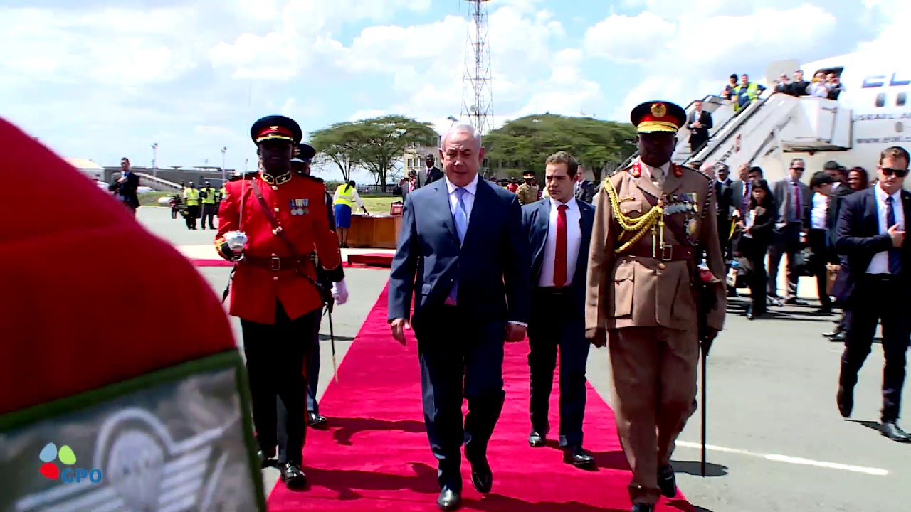 PM Netanyahu Arrives in Kenya