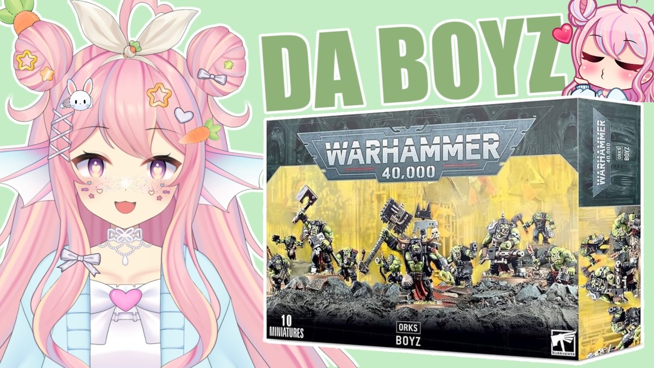 First time building Warhammer 40k Models: DA BOYZ!!! | !Craftkkana