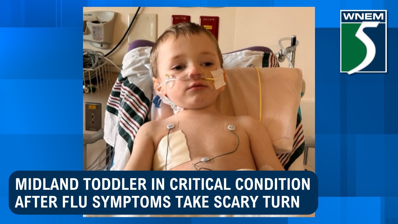 Midland toddler in critical condition after flu symptoms take scary turn