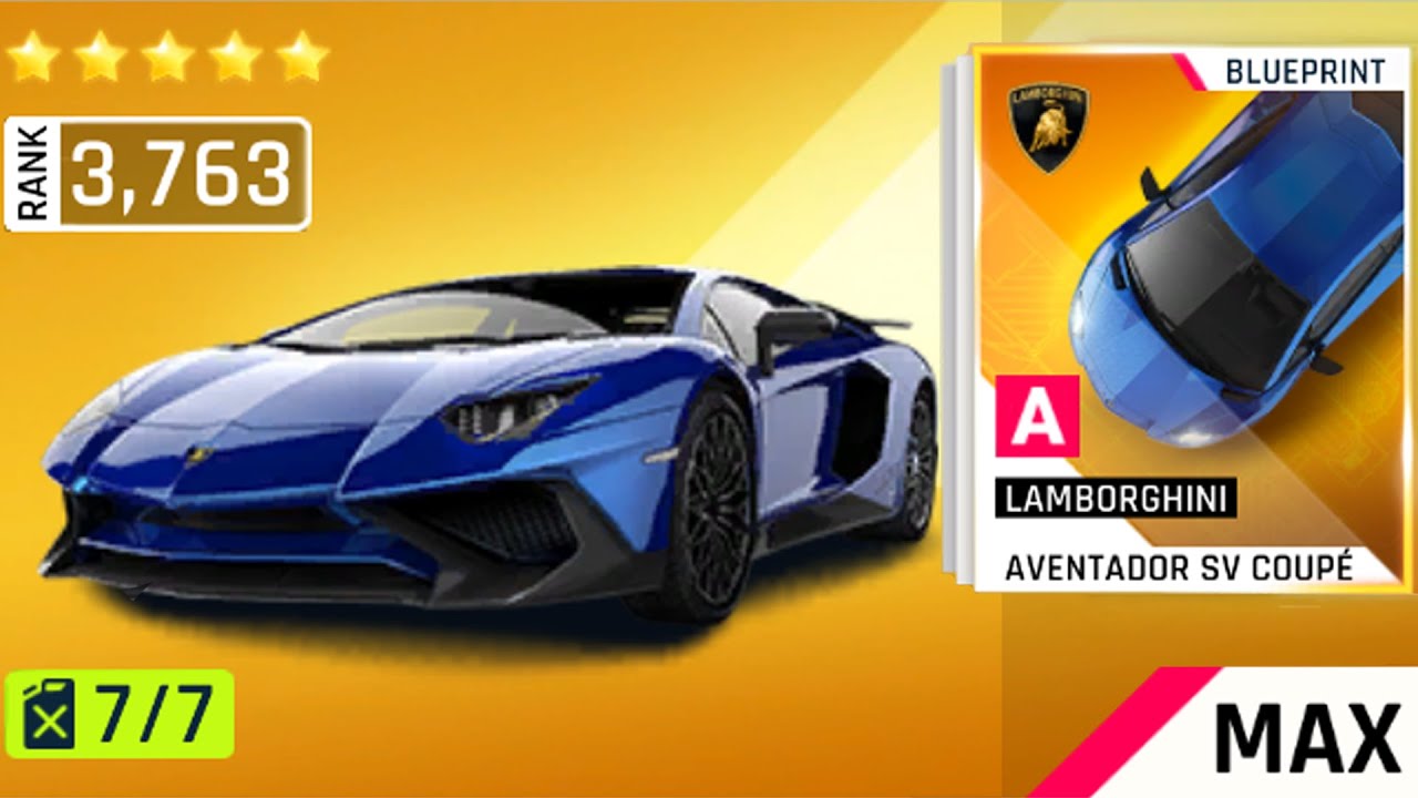 ASPHALT LEGENDS - LAMBORGHINI AVENTADOR SV Coupe - Fully Upgraded