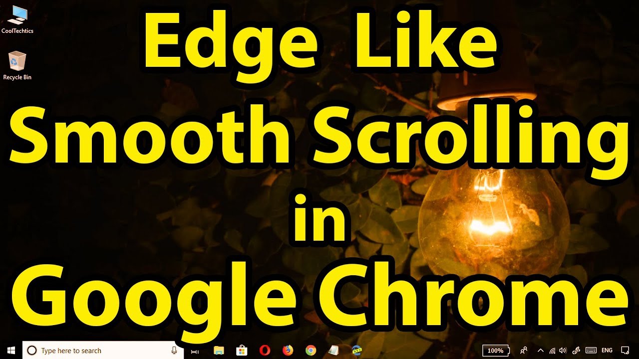 How to get Edge like smooth scrolling in Chrome on Windows 10