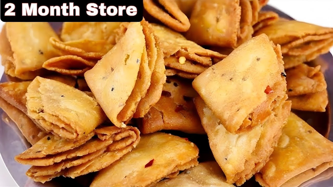 बिना मैदा की खस्ता मठरी | Wheat Flour Mathari | Tea time snack