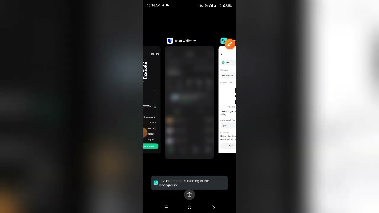 HOW TO TRANSFER TETHER USDT FROM TRUST WALLET TO BITGET EXCHANGE