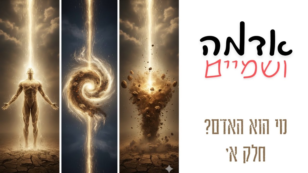 מי הוא האדם? - חלק א - מדוע נברא גם מהארץ וגם מהשמיים? -