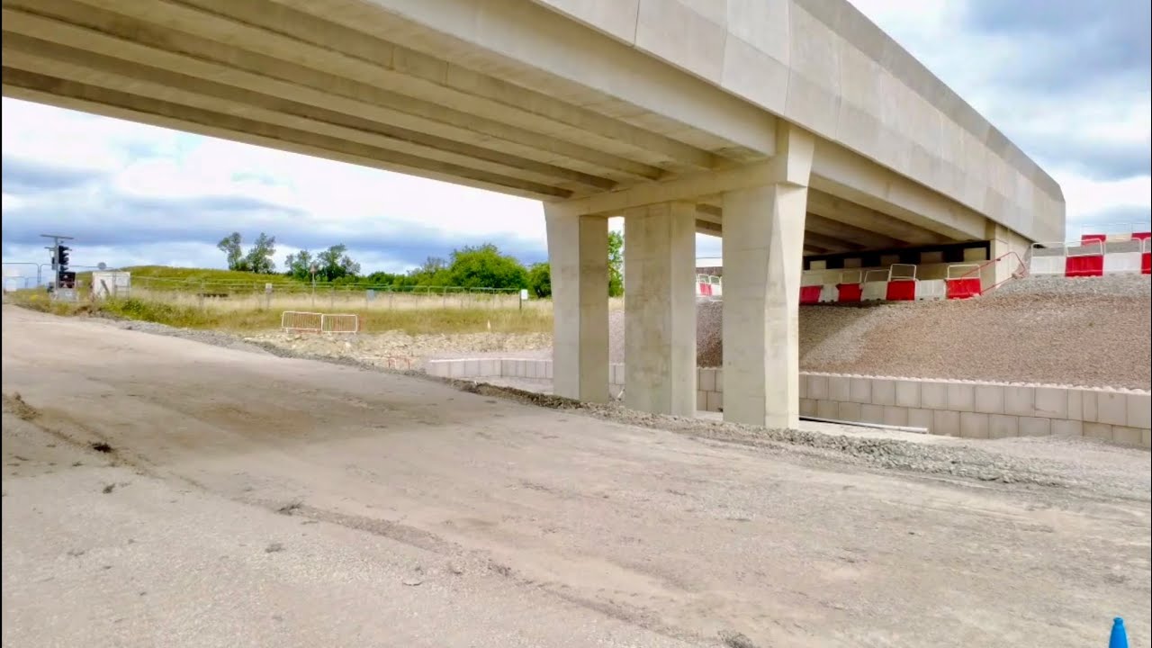 HS2 Station Road B4451 near Southam 29th June 2025