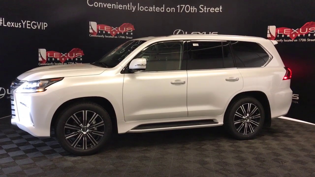 Lexus LX 570 Executive Package 2020 года выпуска, цвет Eminent White Pearl. Обзор комплектации Ex...
