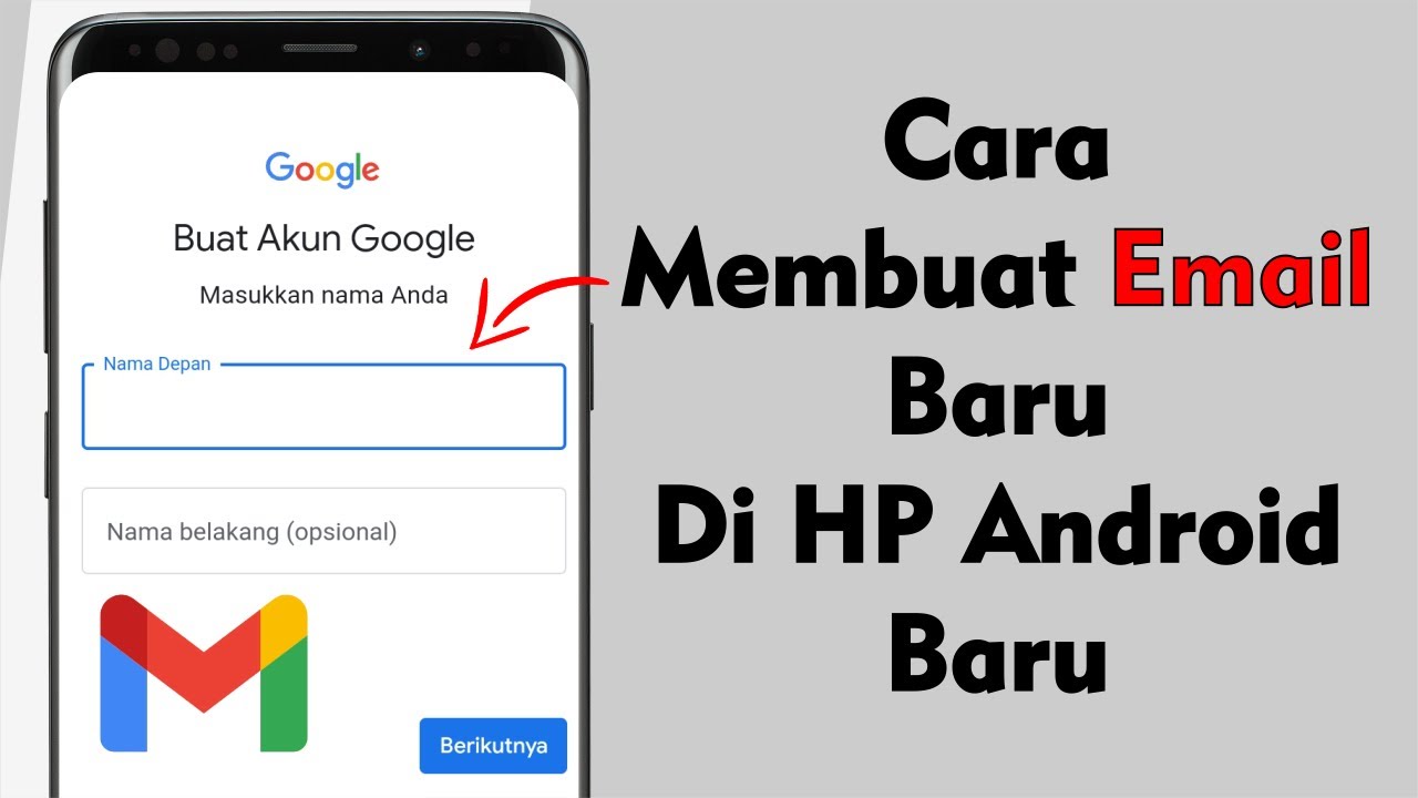 Cara Membuat Email Baru Di HP Baru