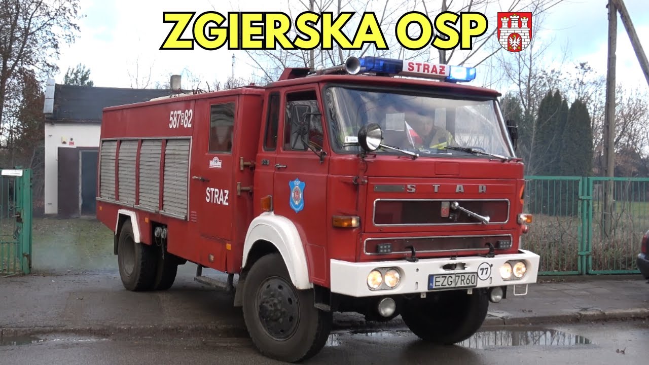 Alarmowo wczesny 50-letni Star 244 GBA z OSP Zgierz-Proboszczewice
