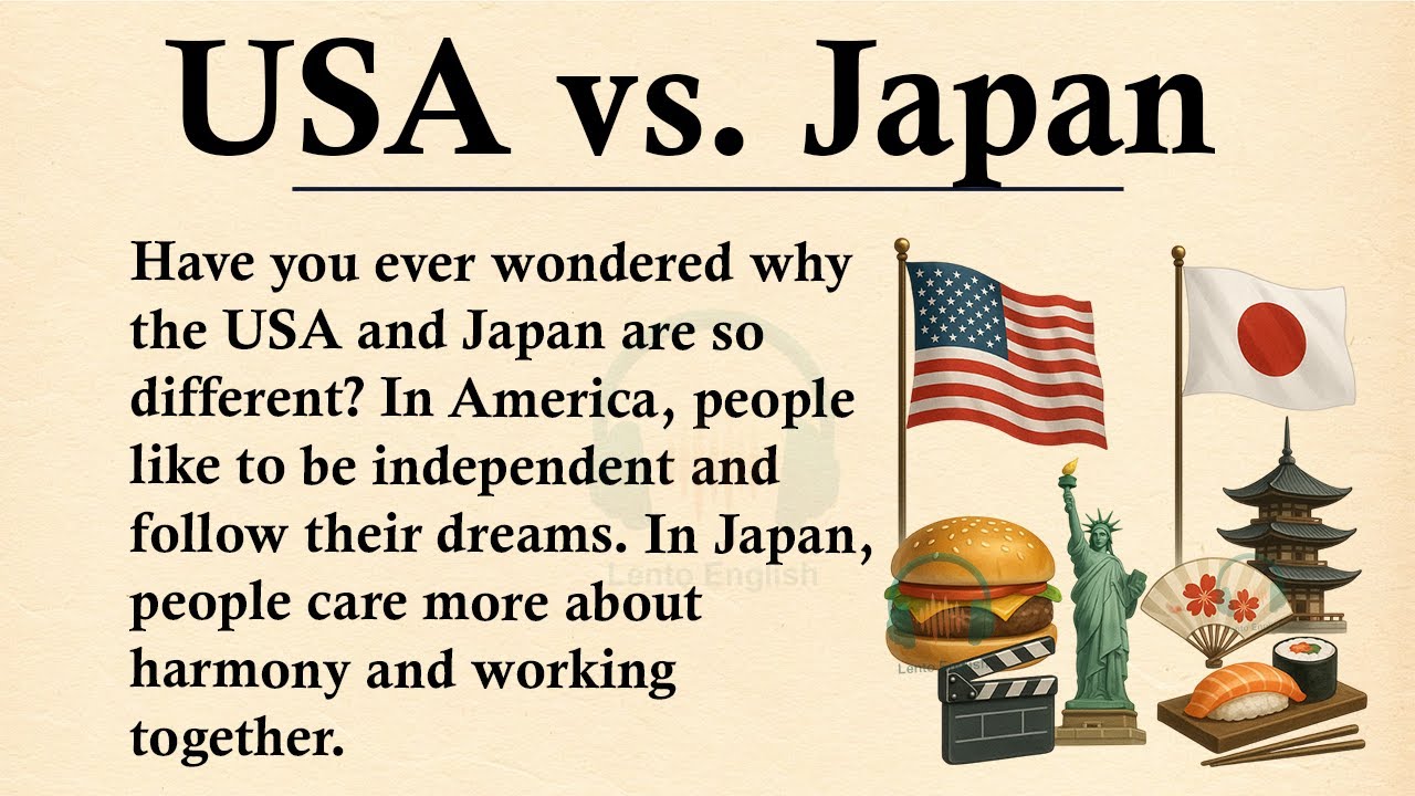 USA vs. Japan || 🏯🏈Learn English Through Story Level 3 || Graded Reader 🎧