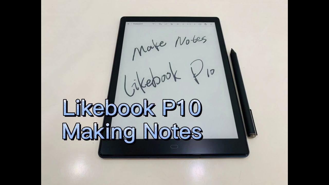 Likebook P10 - Handwrting Review