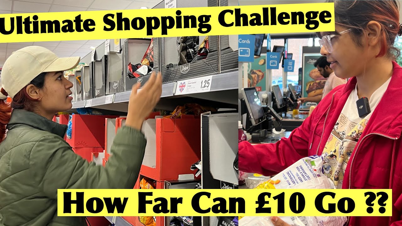 Shopping Battle with £10 at Lidl🤑 //Getting each other’s favourites !! 🛒🛍