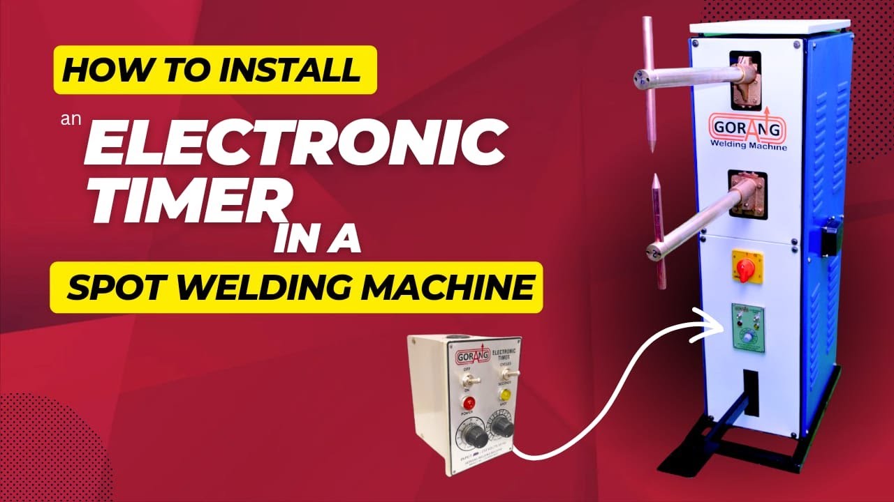How To Install Timer In Spot Welding Machine, How To Replace New Spot Welding Machine Timer #gorang