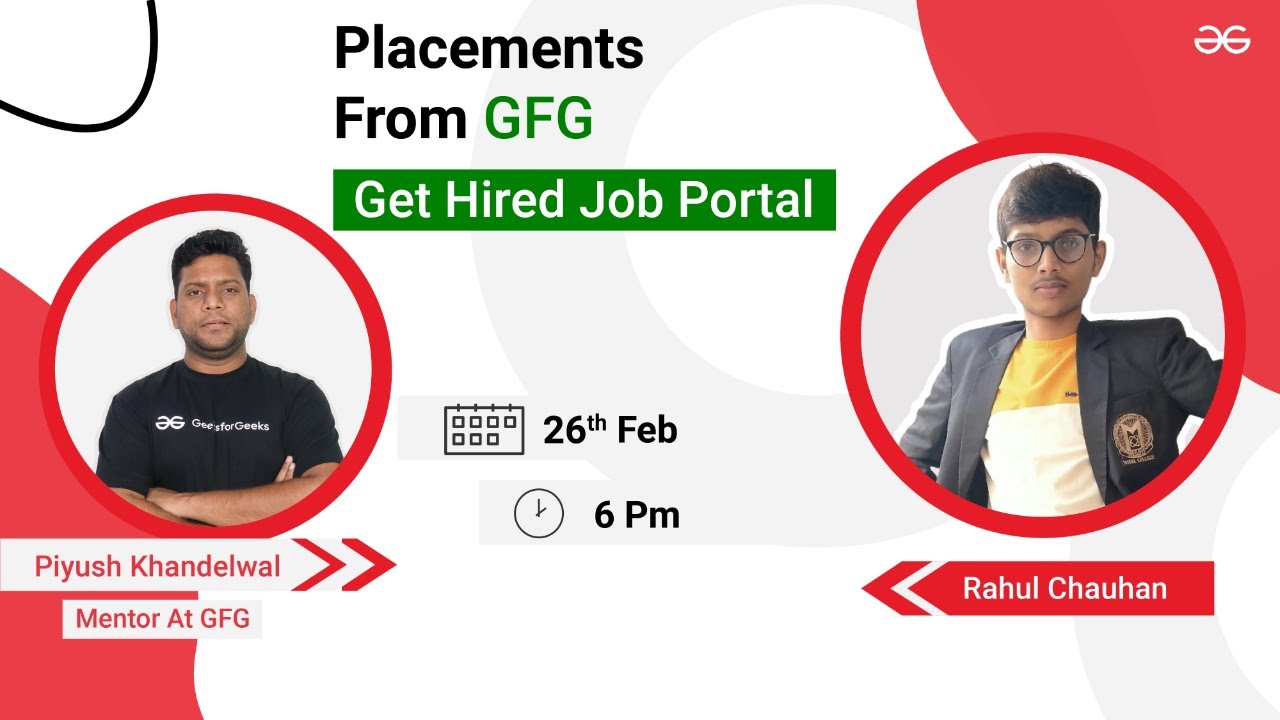 Placements from GFG Job Portal | Get Hired