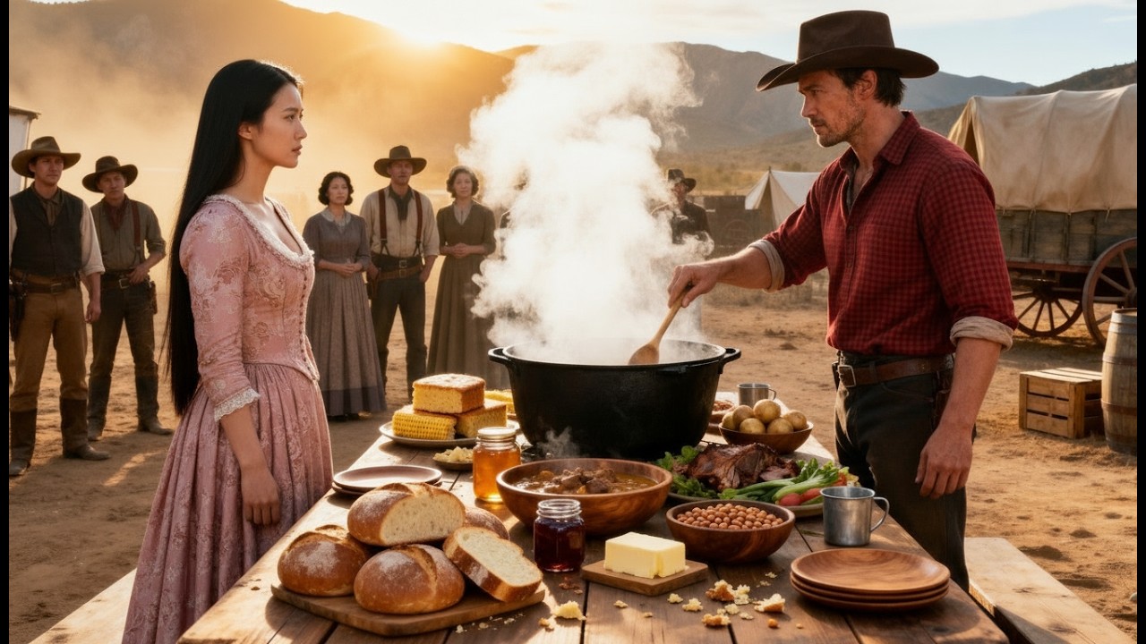 “Don’t Taste My Food,” the Chinese Girl Said — The Gunslinger’s Reaction Shocked the Saloon
