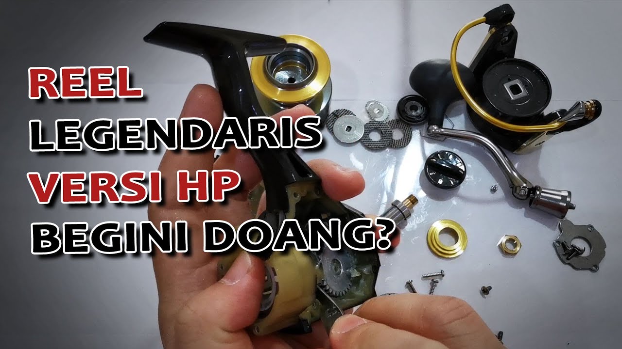 BONGKAR REEL LEGEND DARI RYOBI ! ECUSIMA VERSI POWER HANDLE ! RYOBI SPINNING REEL