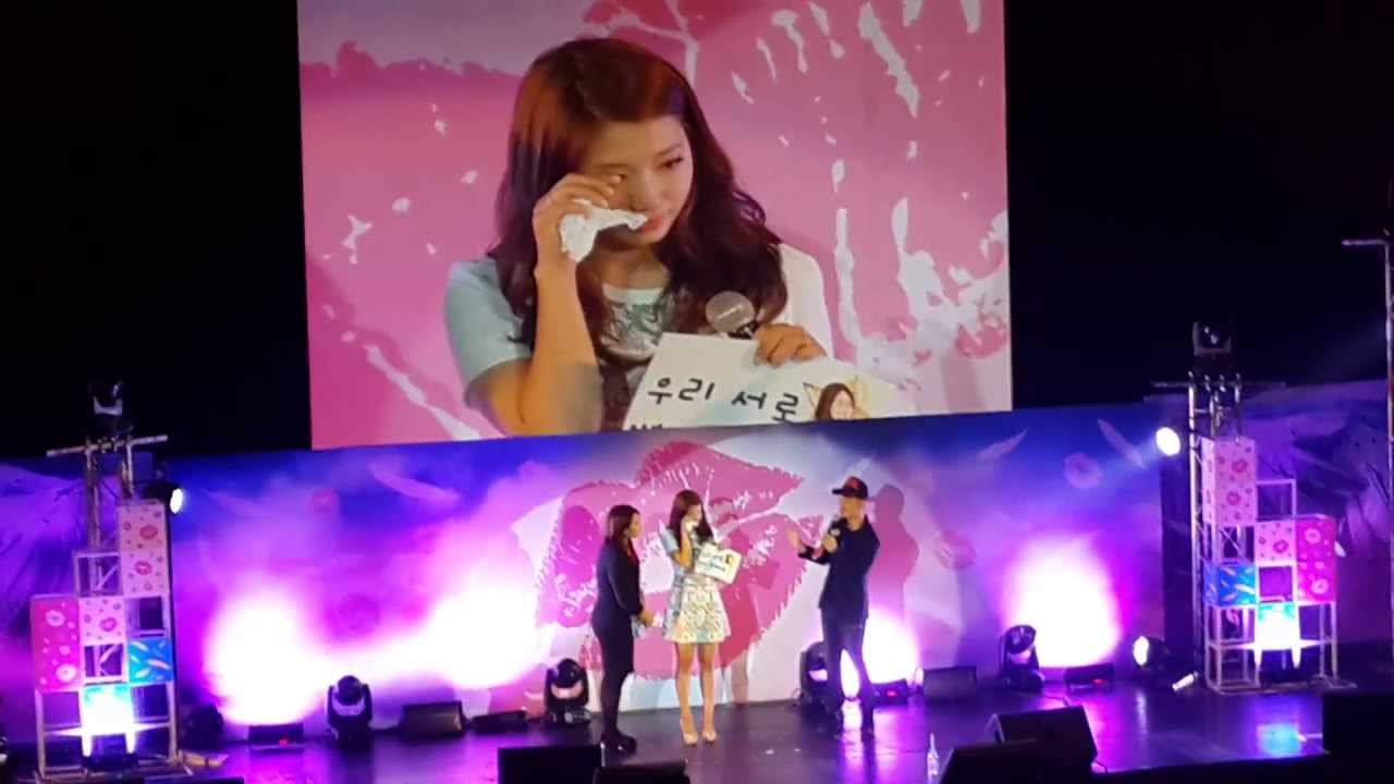 130629 Park Shin Hye Kiss of Angel In Thailand - Thank you to Fans
