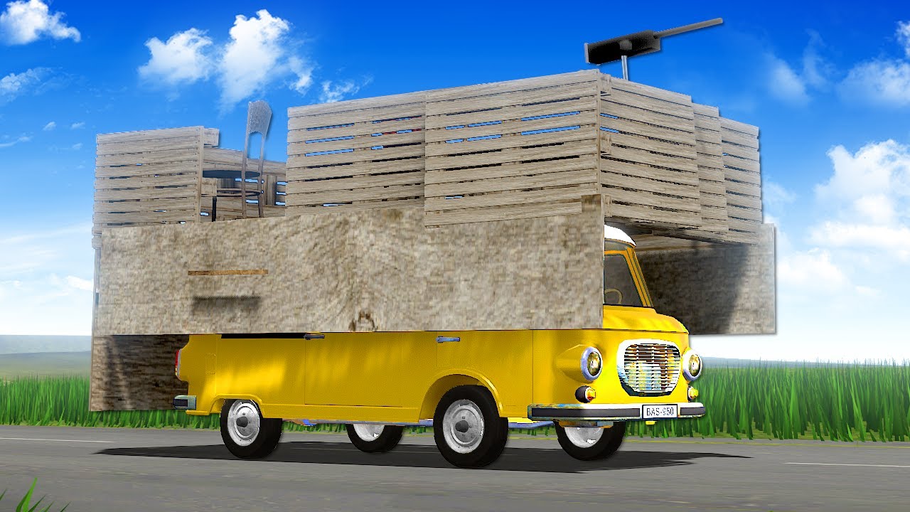 I Built a FORT on a CAR! - The Long Drive